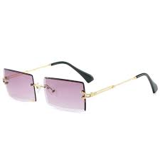 Rimless sunglasses